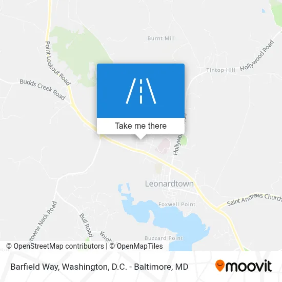 Barfield Way map