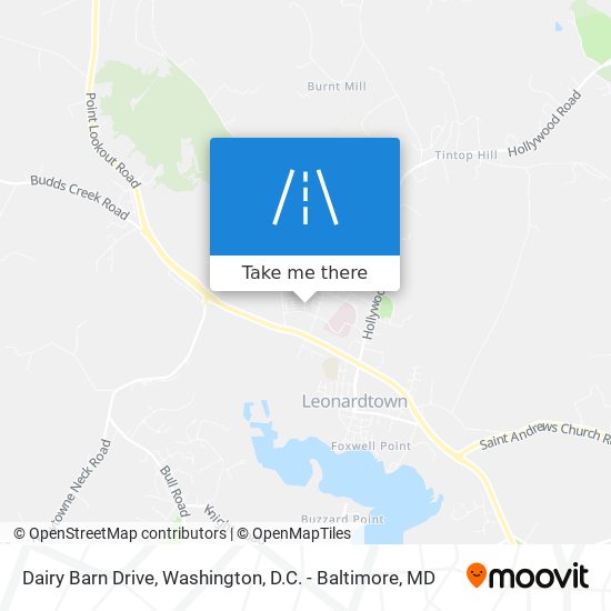 Dairy Barn Drive map