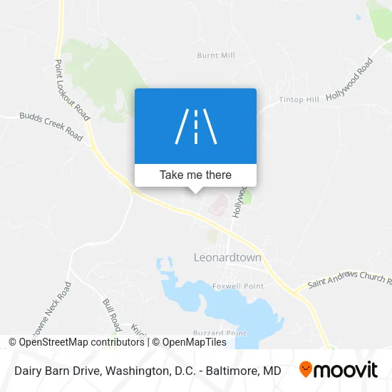Mapa de Dairy Barn Drive