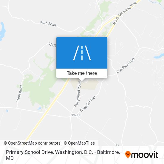 Primary School Drive map