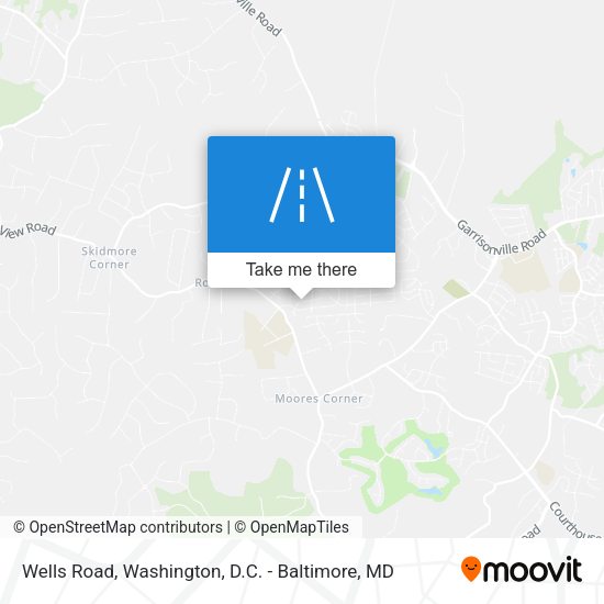 Mapa de Wells Road