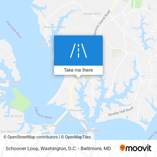 Mapa de Schooner Loop