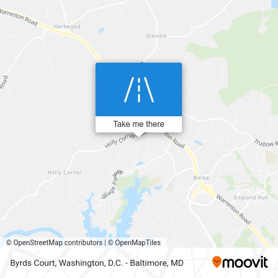 Byrds Court map
