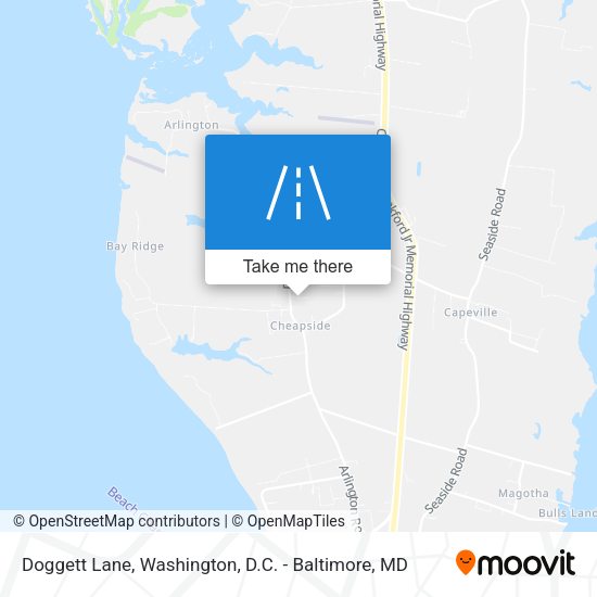 Mapa de Doggett Lane