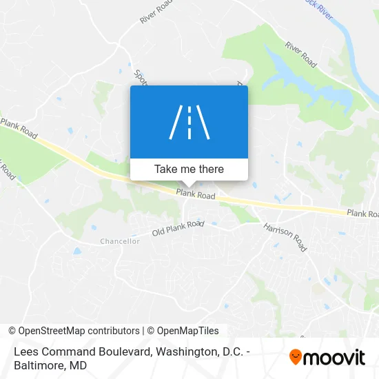 Lees Command Boulevard map