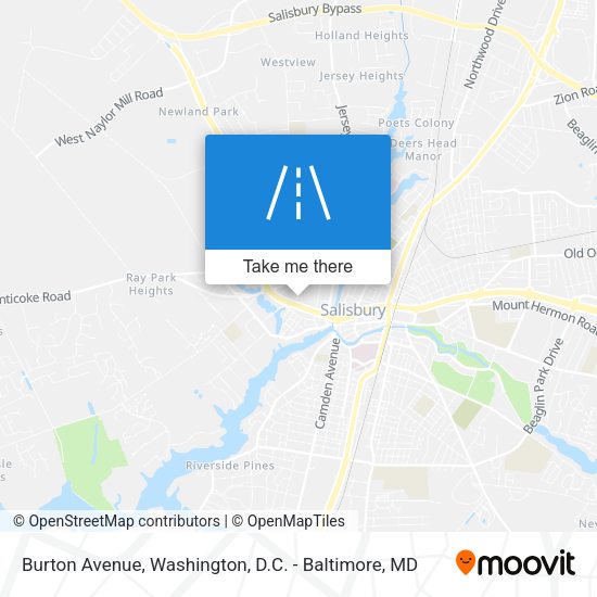 Burton Avenue map