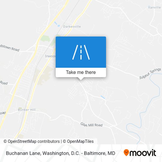 Mapa de Buchanan Lane