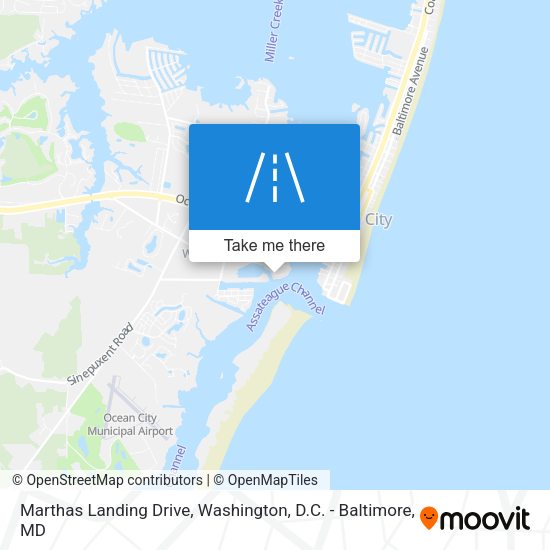 Marthas Landing Drive map