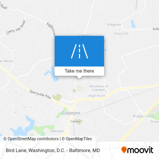Mapa de Bird Lane