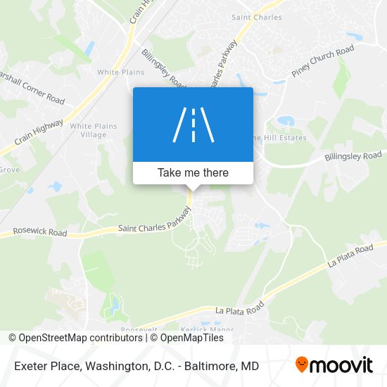 Exeter Place map