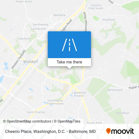 Mapa de Cheerio Place