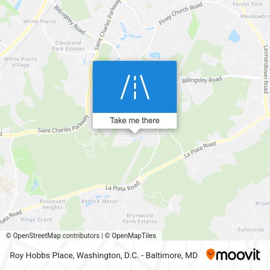 Roy Hobbs Place map