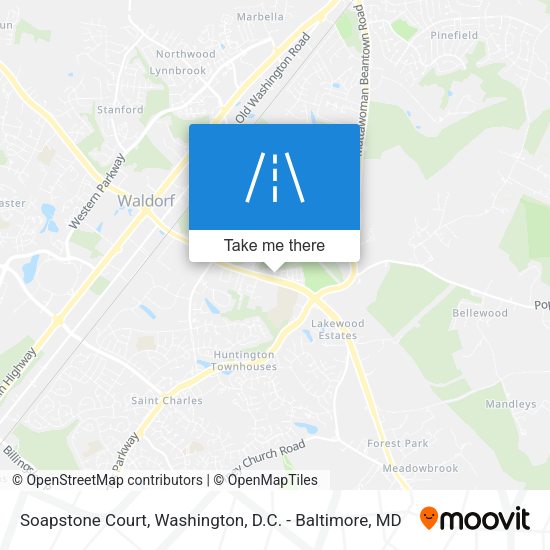 Mapa de Soapstone Court