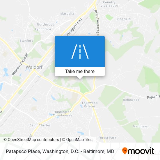 Mapa de Patapsco Place