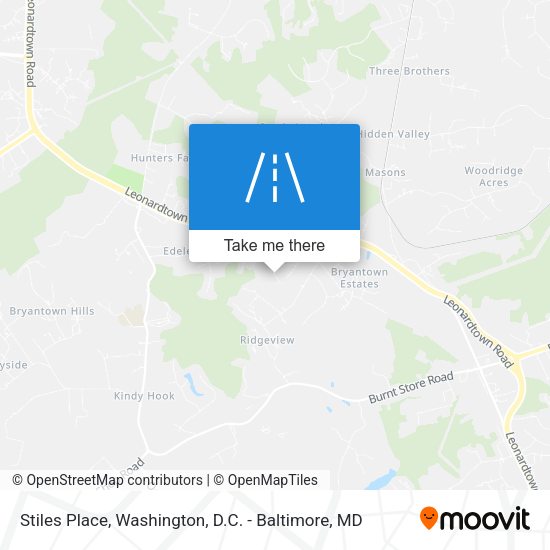 Stiles Place map