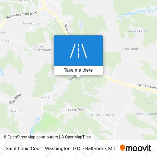 Saint Louis Court map