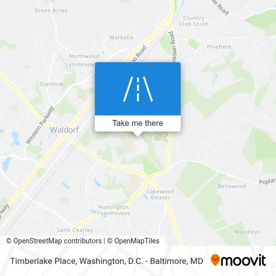 Timberlake Place map