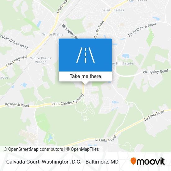 Calvada Court map