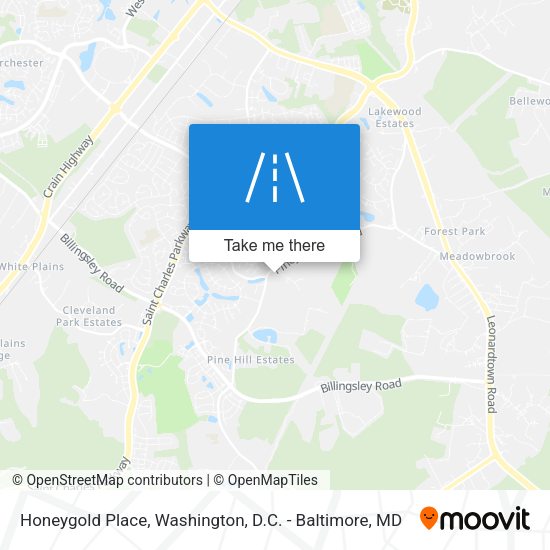 Honeygold Place map