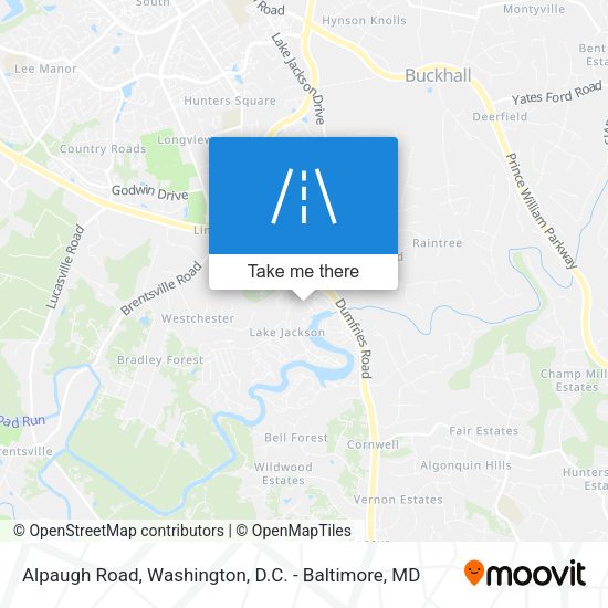 Alpaugh Road map