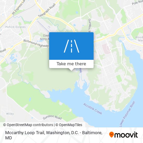Mccarthy Loop Trail map