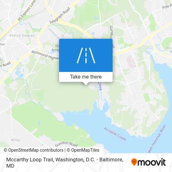 Mccarthy Loop Trail map