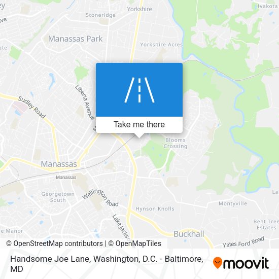 Mapa de Handsome Joe Lane