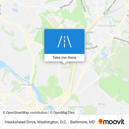 Hawkshead Drive map