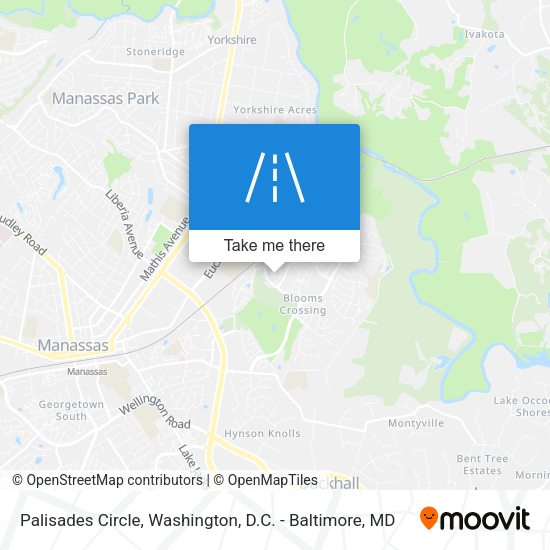 Palisades Circle map