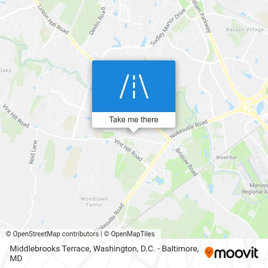 Middlebrooks Terrace map