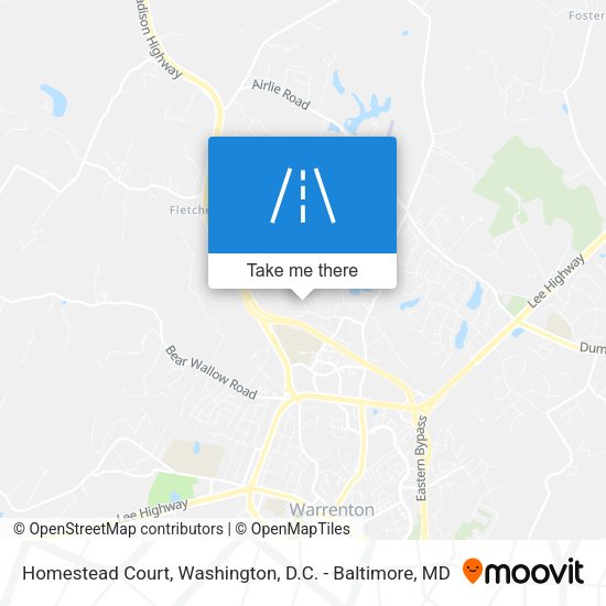 Homestead Court map