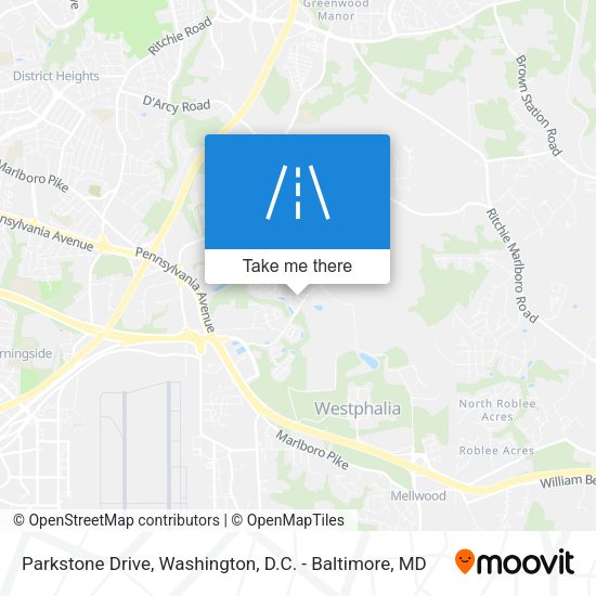 Mapa de Parkstone Drive