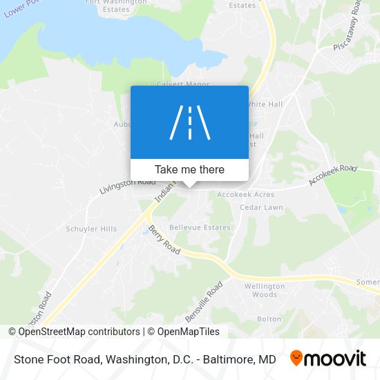 Stone Foot Road map