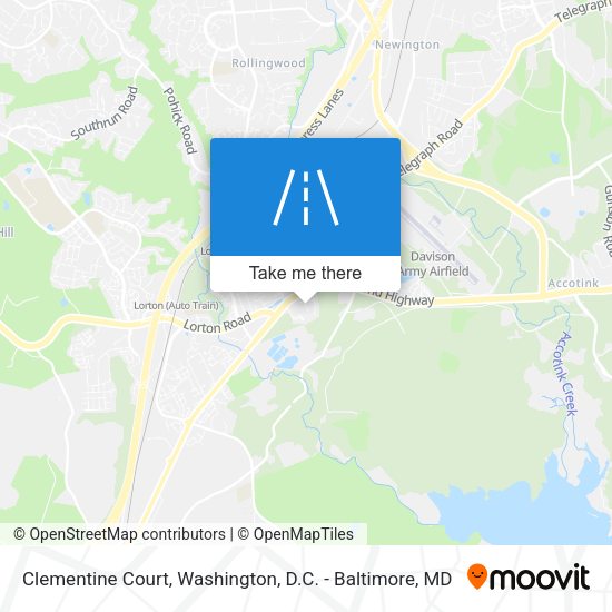 Clementine Court map