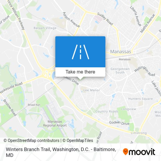 Winters Branch Trail map