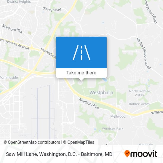 Saw Mill Lane map