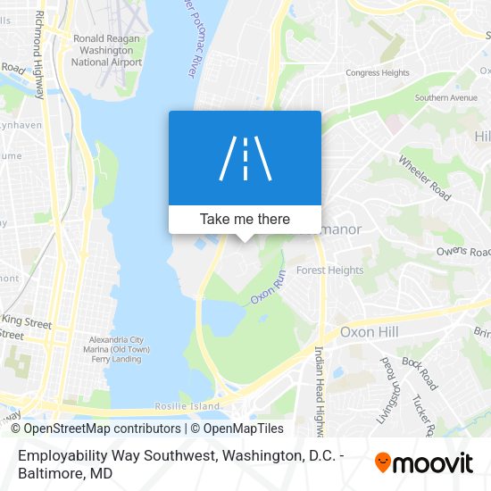 Employability Way Southwest map