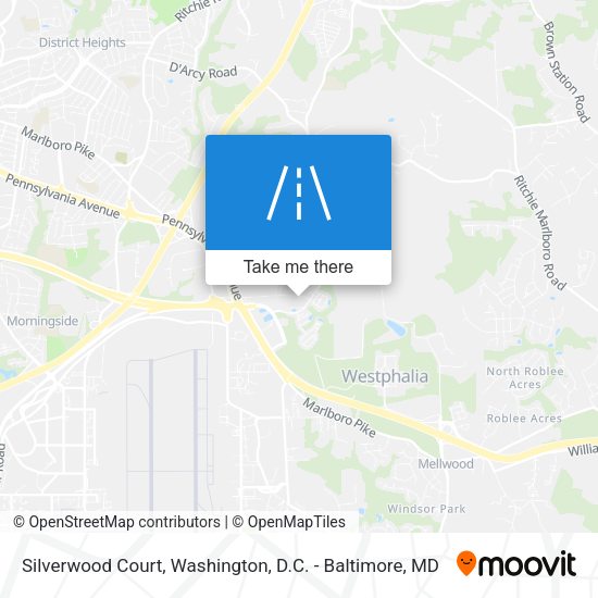 Silverwood Court map