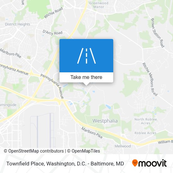 Townfield Place map