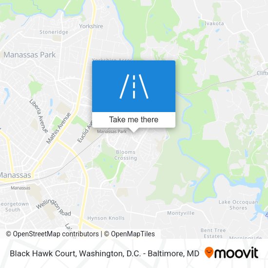 Black Hawk Court map
