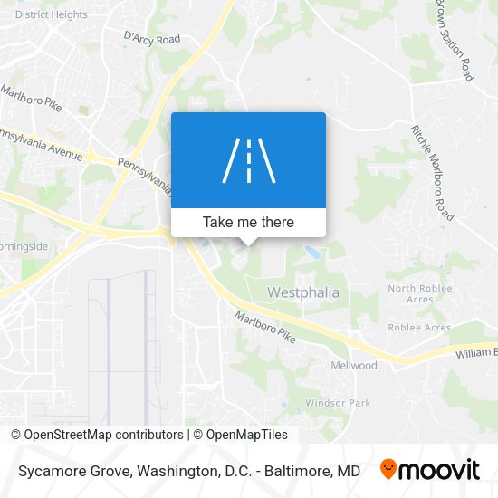 Sycamore Grove map