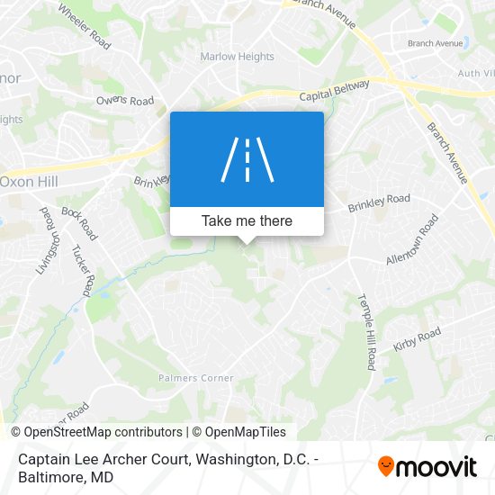 Mapa de Captain Lee Archer Court