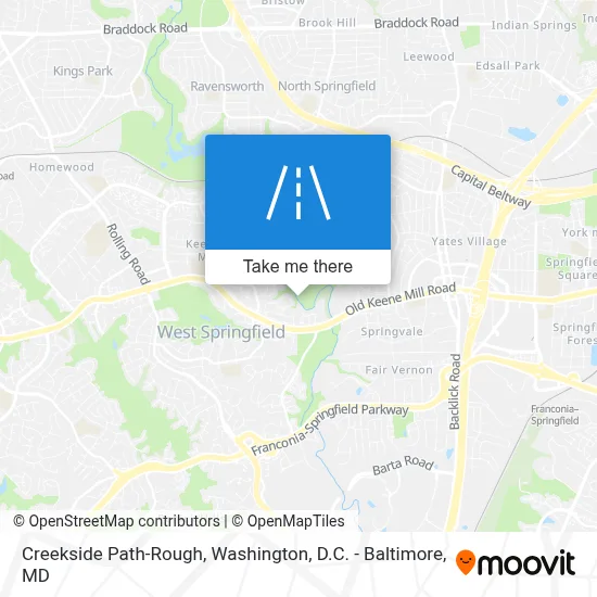 Creekside Path-Rough map