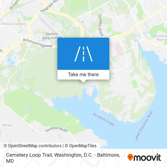 Cemetery Loop Trail map