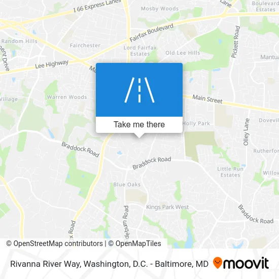 Rivanna River Way map