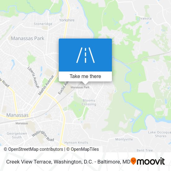 Mapa de Creek View Terrace