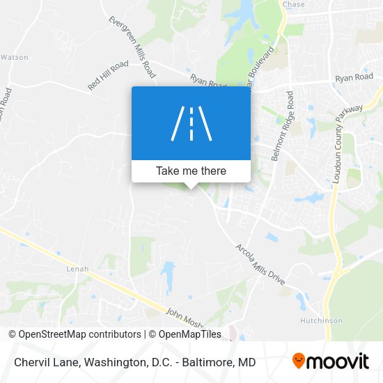 Chervil Lane map