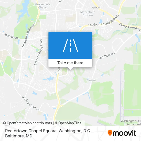 Rectortown Chapel Square map