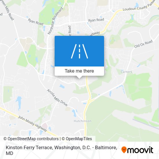Kinston Ferry Terrace map