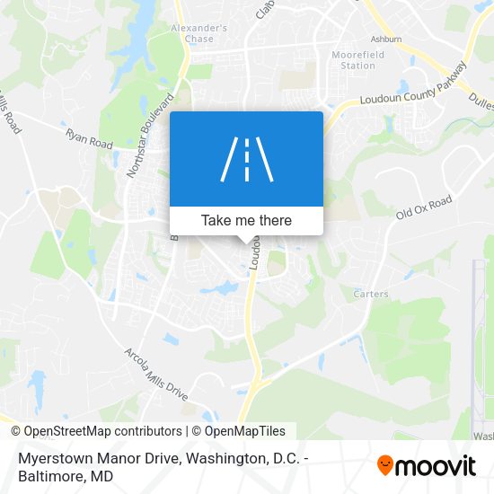 Myerstown Manor Drive map
